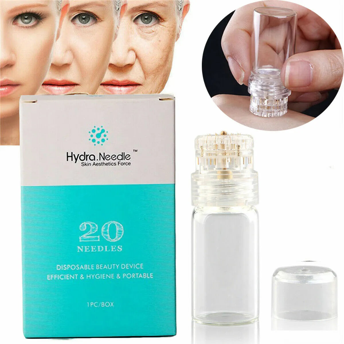 Microneedling Kit 0.5 mm 24K Gold