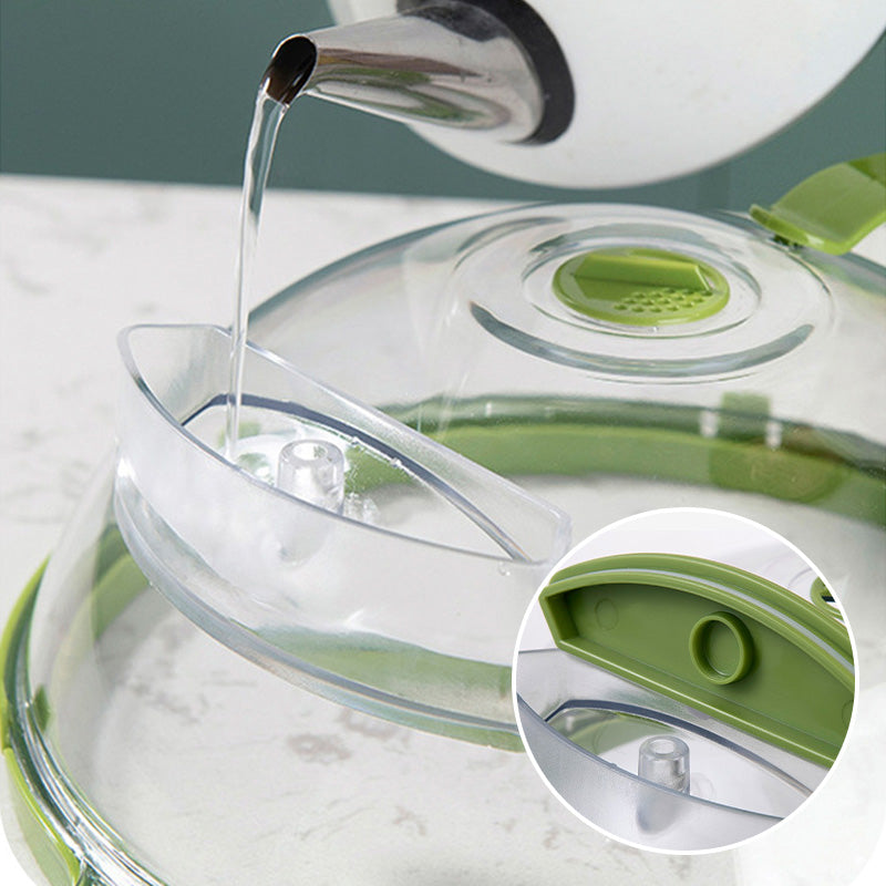 Microwave Cover Polycarbonate Steam Reservoir & Splash-Stop Dome