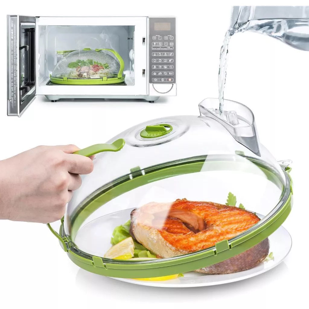 Microwave Cover Steam Vent & Splash Guard Dishwasher Safe