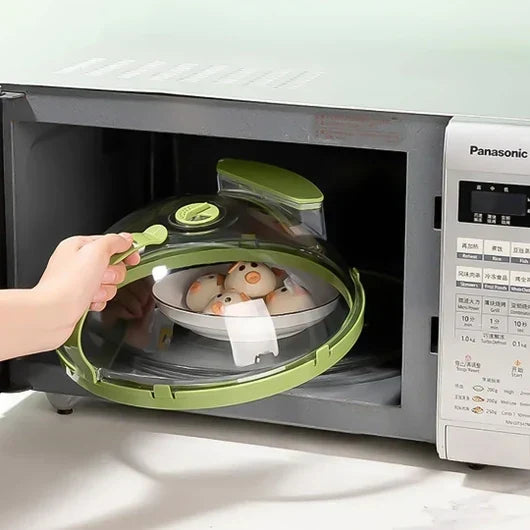 Microwave Cover Steam Vent & Splash Guard Dishwasher Safe