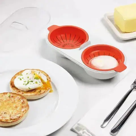 Microwave Egg Cooker Reusable Food-Grade Portable & Compact