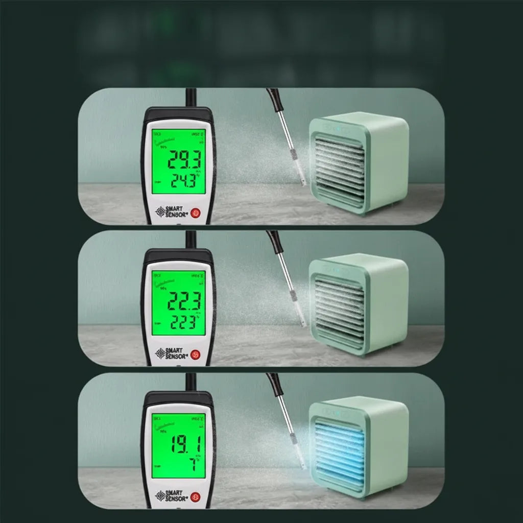 Mini Air Cooler 3-In-1 USB Rechargeable