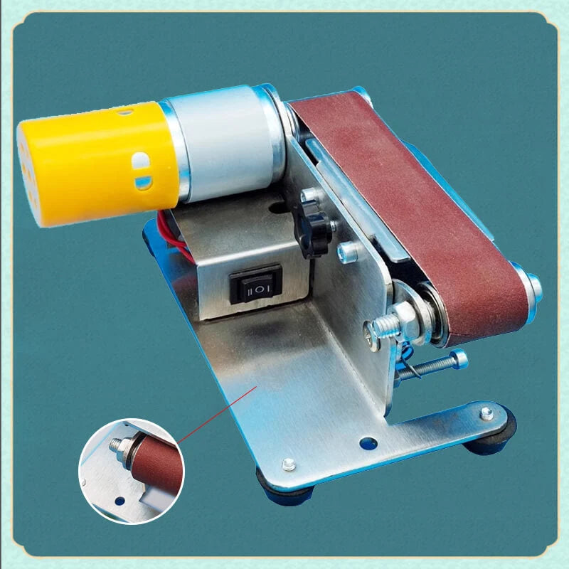 Mini Belt Sander Adjustable Speed Stainless Steel