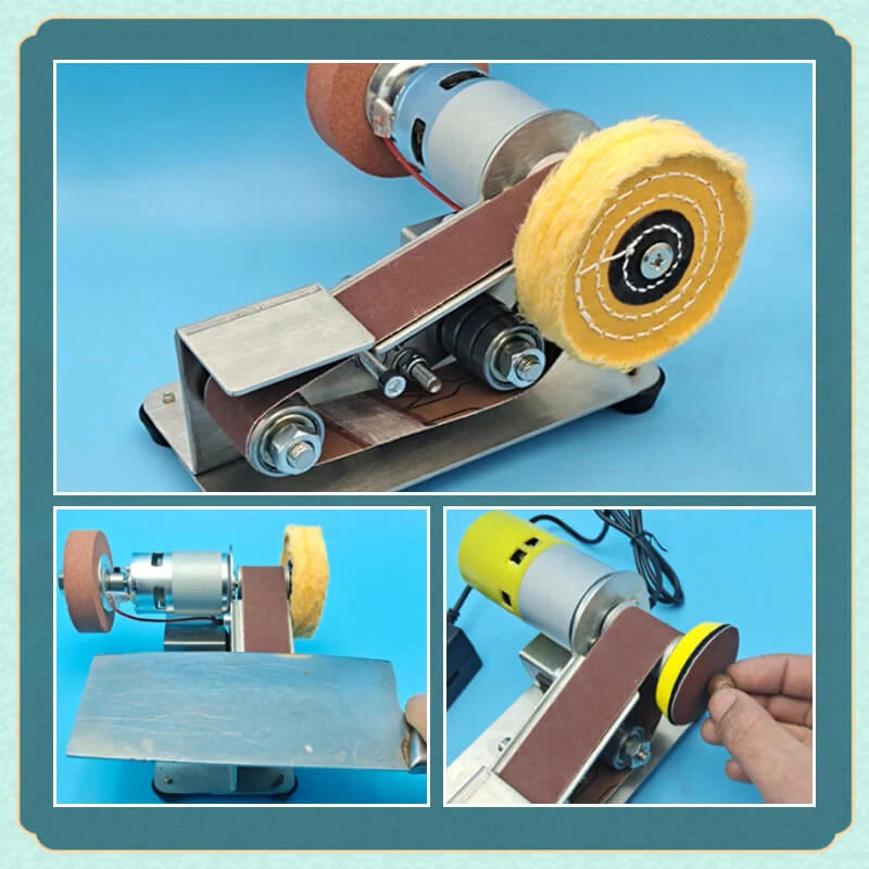 Mini Belt Sander Adjustable Speed Stainless Steel