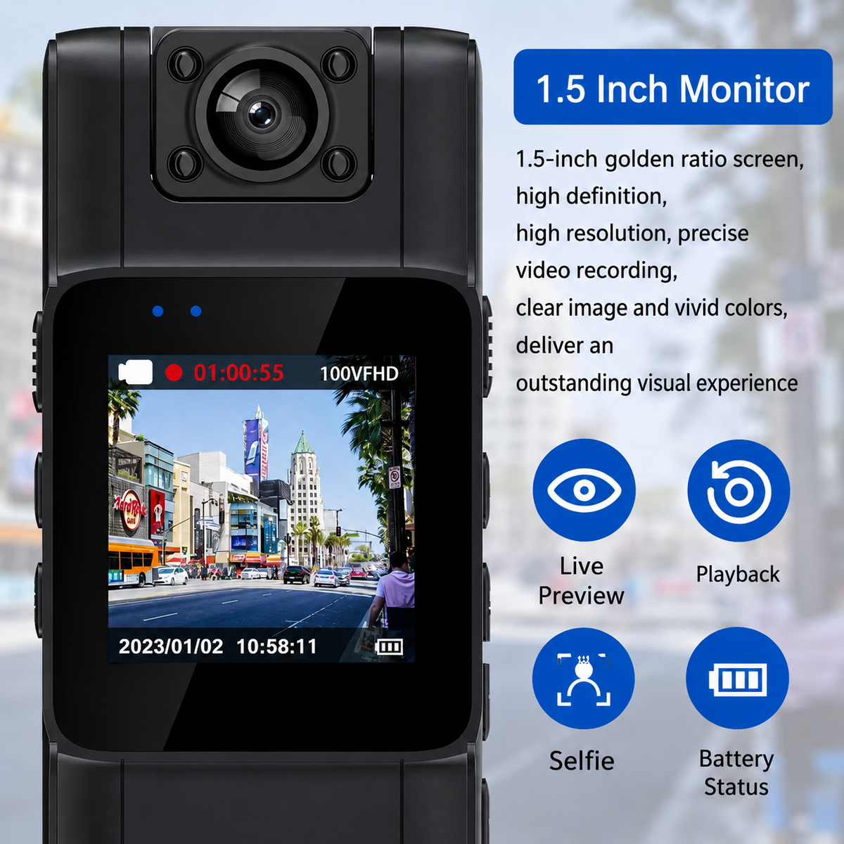 Mini Camera 4K Night Vision & Motion Detection