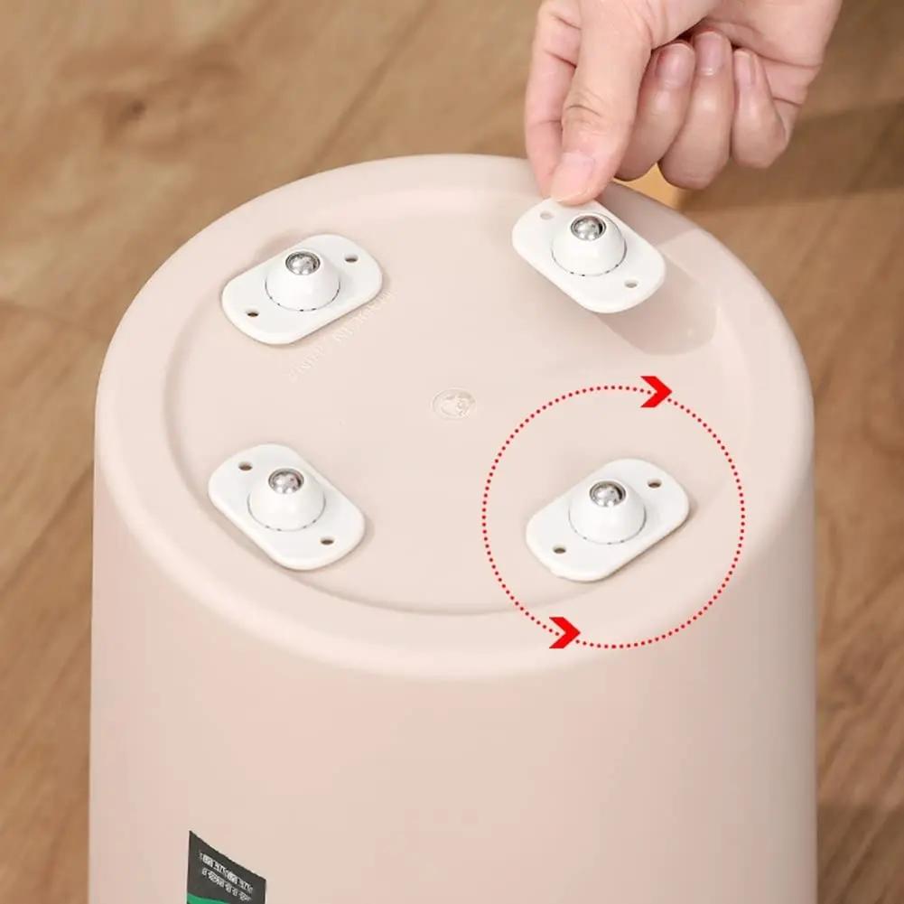 Mini Casters Self-Adhesive Omnidirectional Stainless Steel Set of 20