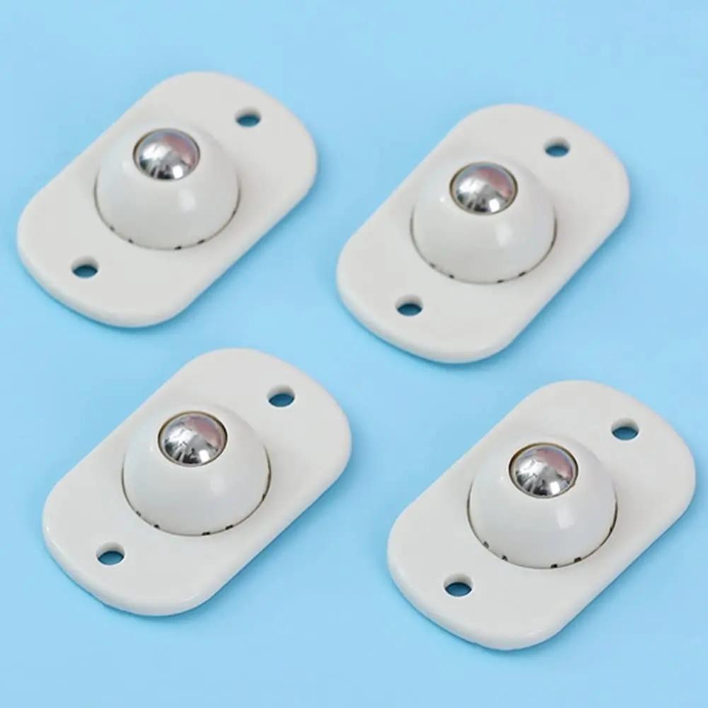 Mini Casters Self-Adhesive Omnidirectional Stainless Steel Set of 20