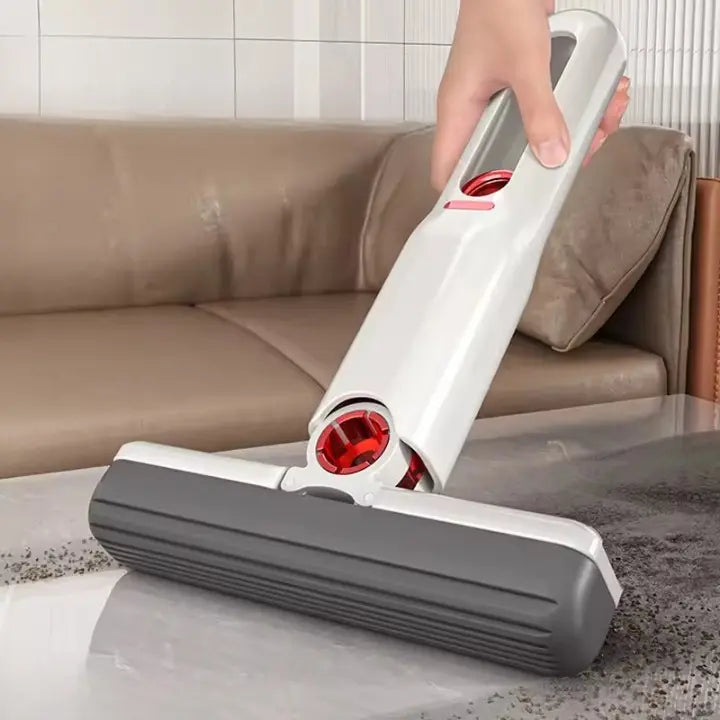 Mini Cleaning Squeegee Streak-Free Water Scraper & Pet Hair Remover