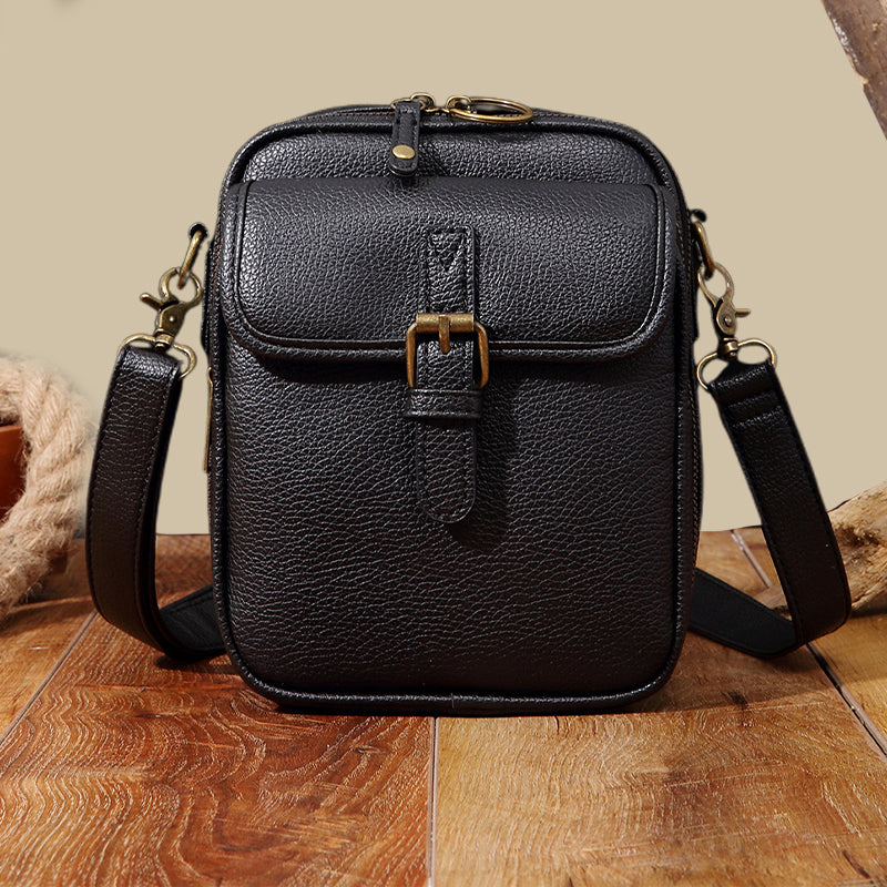 Mini Crossbody Bag Vegan Leather RFID Protection