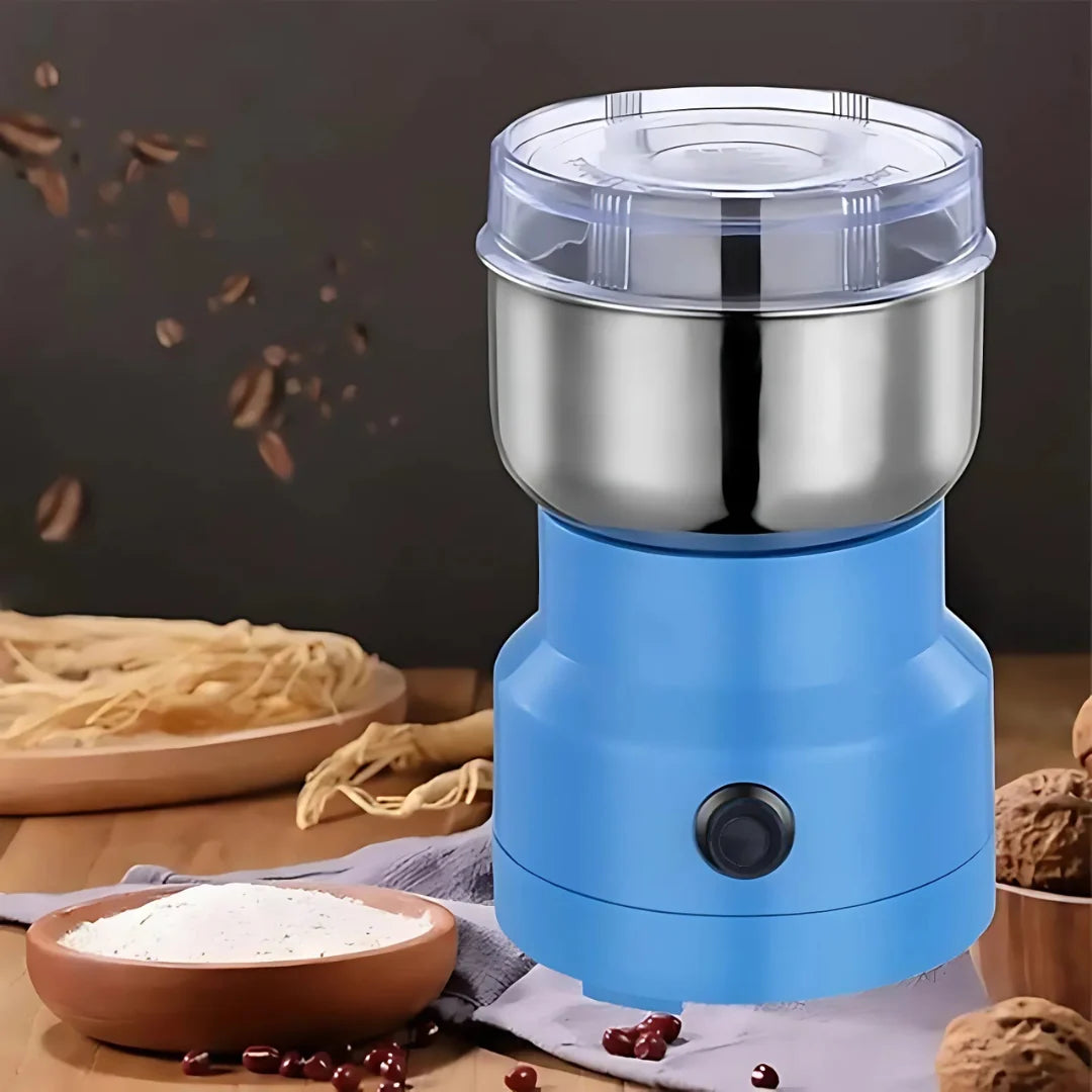 Mini Electric Grinder One-Button Stainless Steel Blades