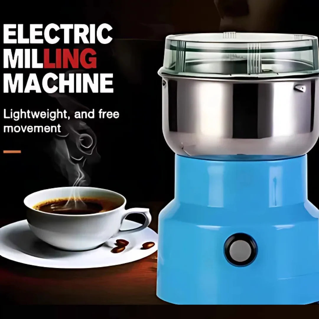Mini Electric Grinder One-Button Stainless Steel Blades