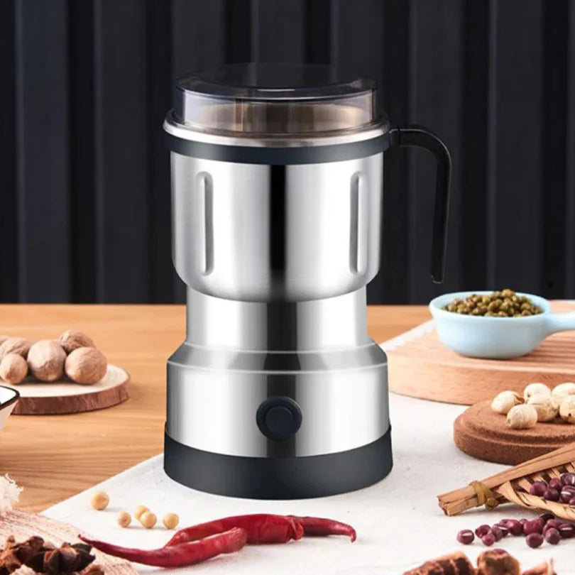 Mini Electric Grinder One-Button Stainless Steel Blades