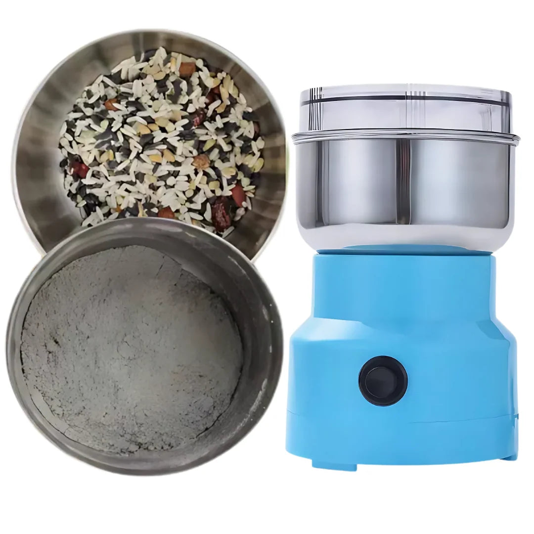 Mini Electric Grinder One-Button Stainless Steel Blades