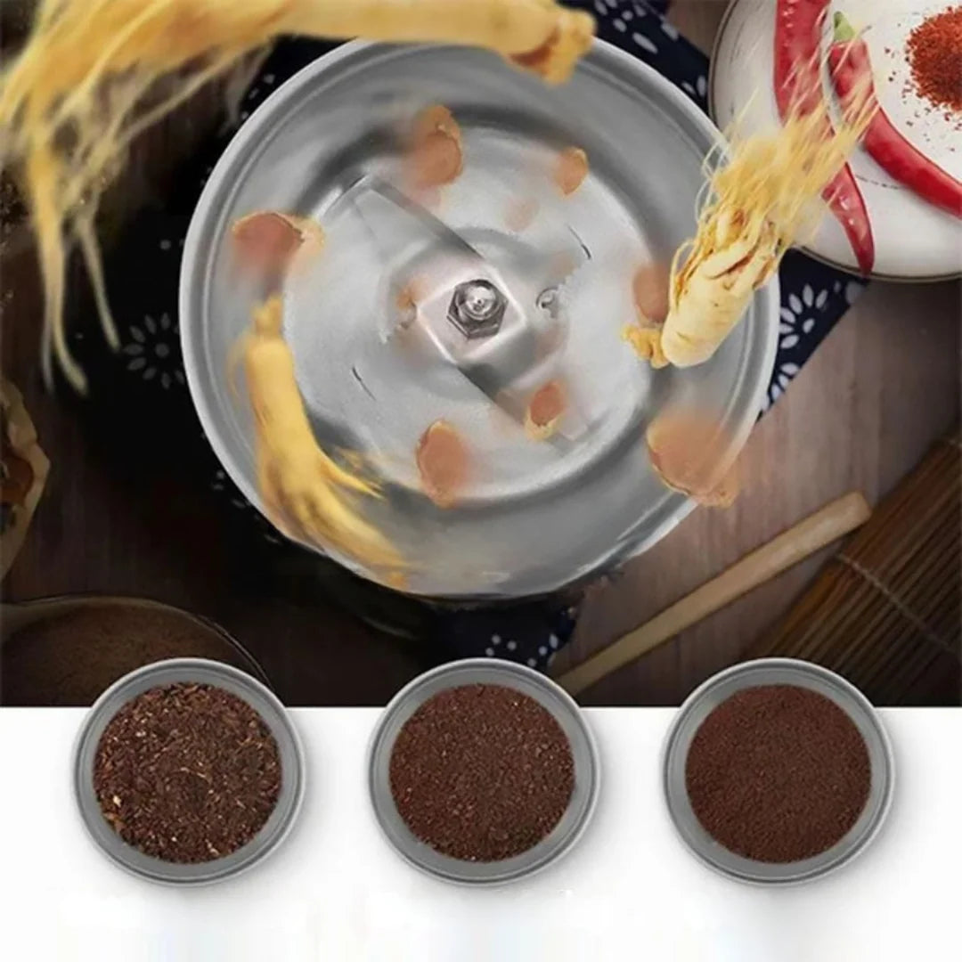 Mini Electric Grinder One-Button Stainless Steel Blades
