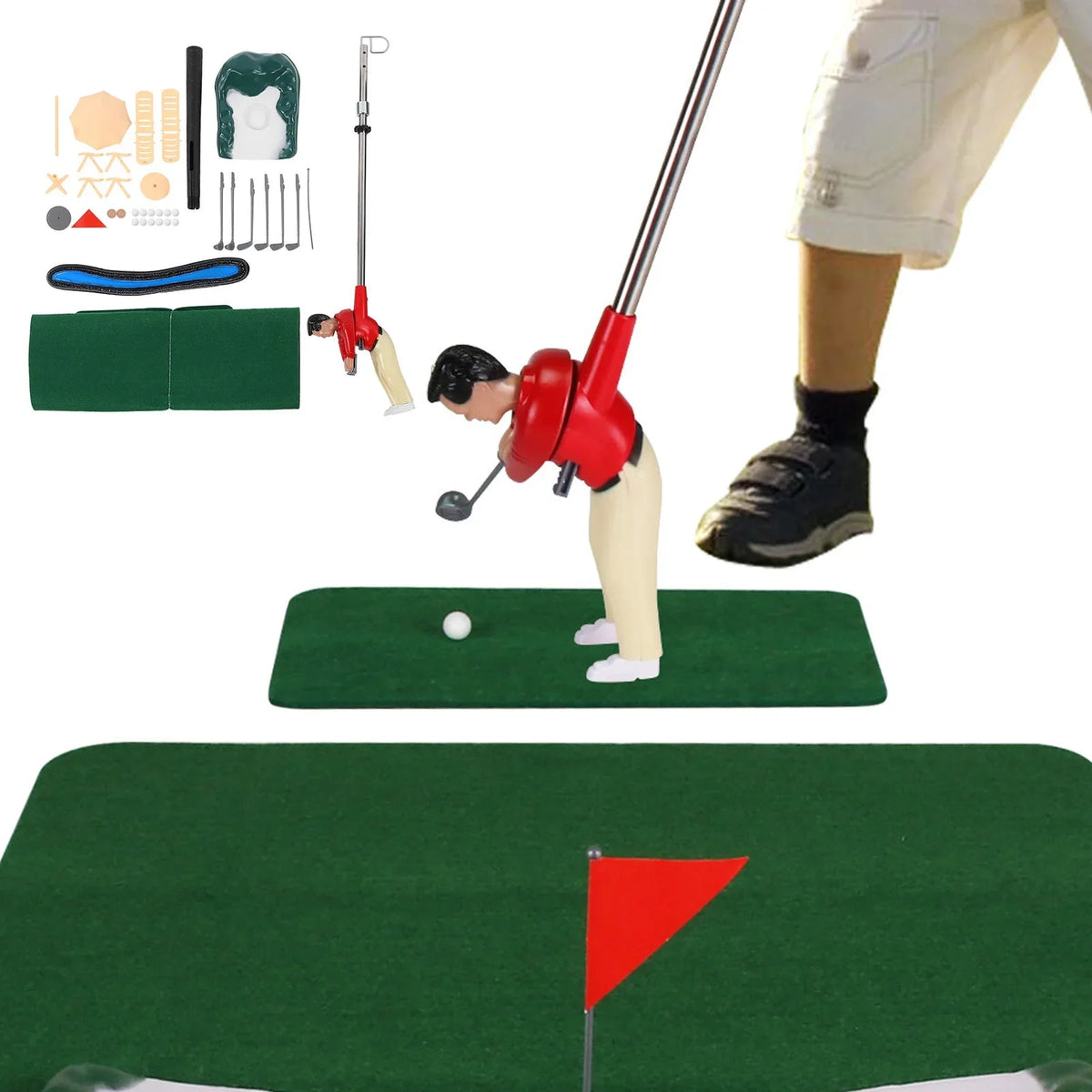 Mini Golf Game Set Tabletop Multiple Courses