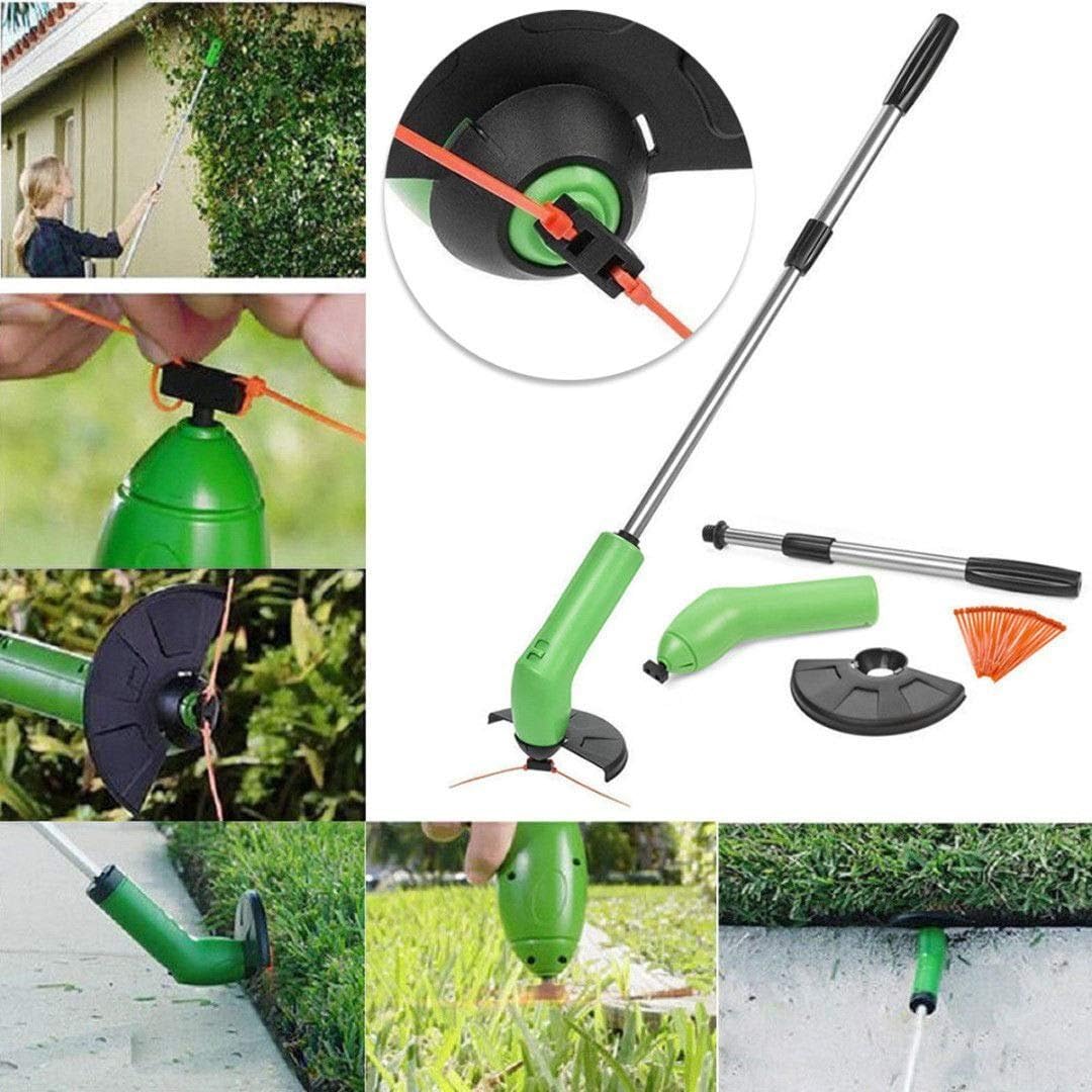 Mini Grass Trimmer Cordless Telescopic Pole 24 Cable Ties
