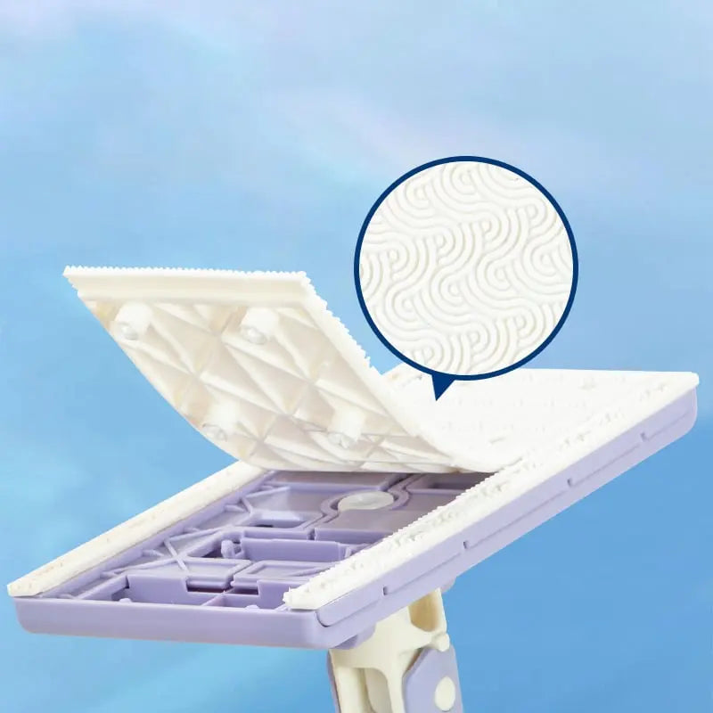 Mini Mop Hands-Free Cloth-Changing 360 Degree Includes 100 Cloths