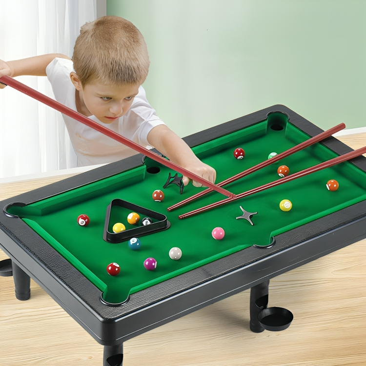 Mini Pool Table Portable Tabletop For Kids