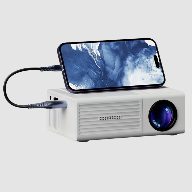Mini Projector 3,000 Lumens Portable HDMI & USB