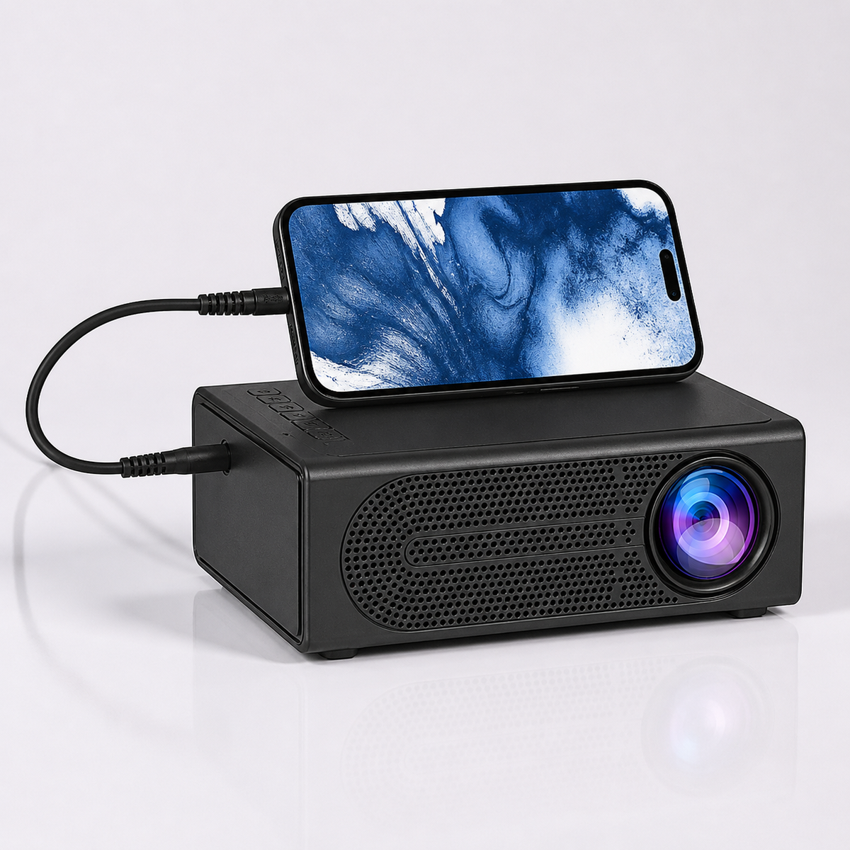 Mini Projector 720p HD USB Portable