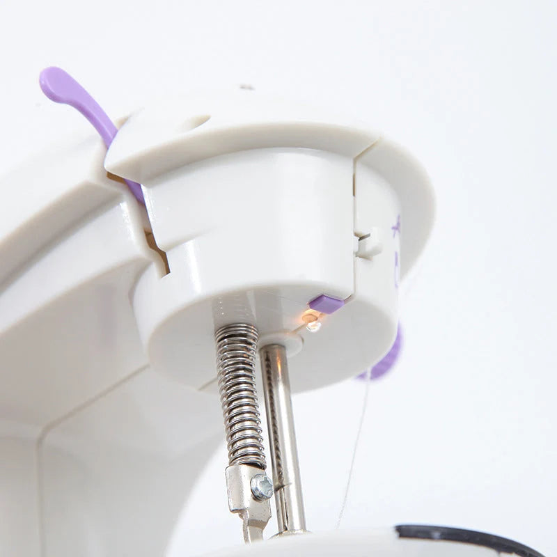 Mini Sewing Machine Double-Thread & Two-Speed Built-In Work Light