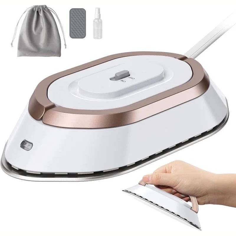 Mini Travel Iron Dual Voltage Ceramic Diamond Soleplate