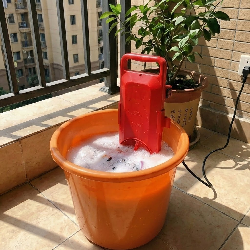 Mini Washing Machine Bucket-Mounted Digital Timer & Water Alarm