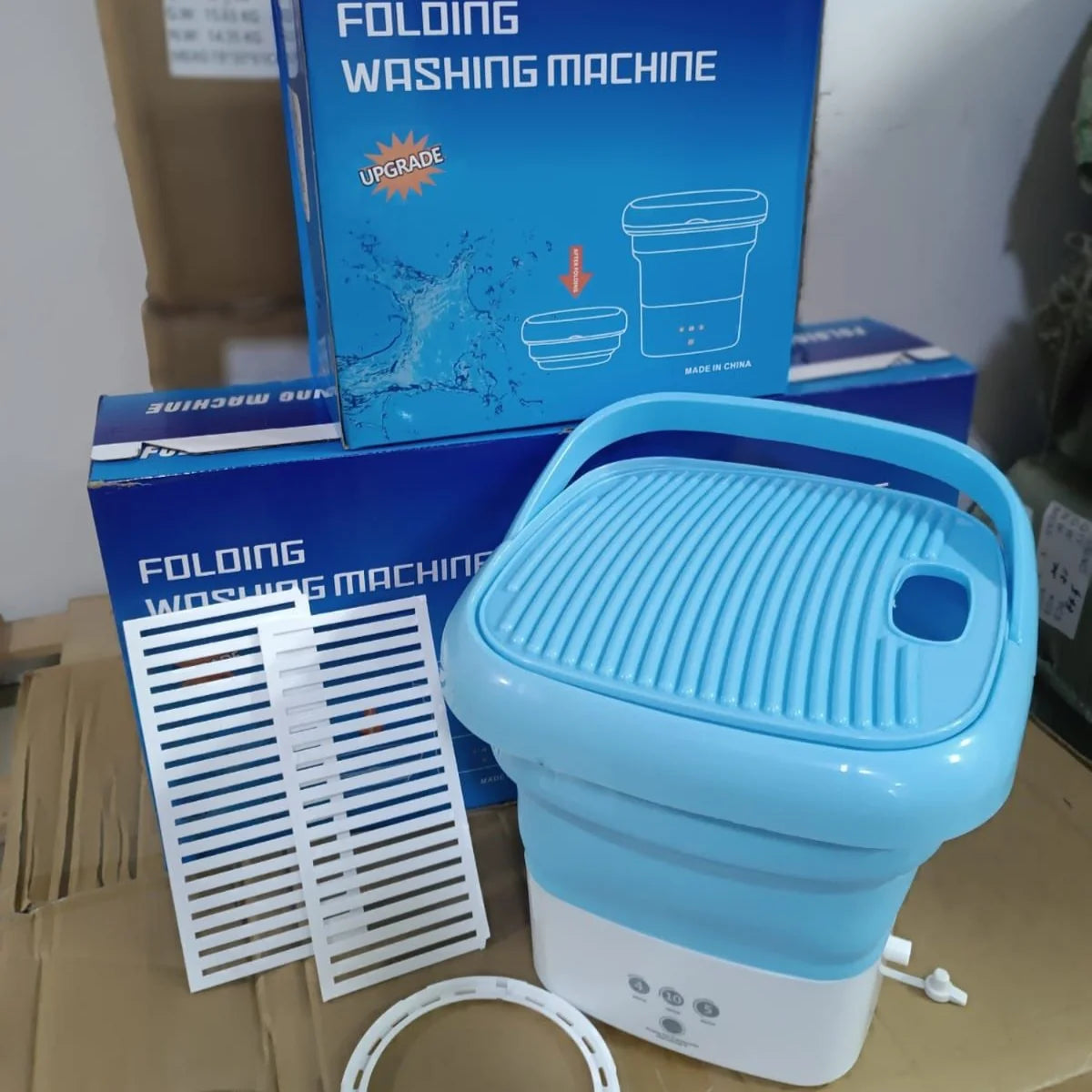 Mini Washing Machine Foldable Lightweight 3 Wash Modes