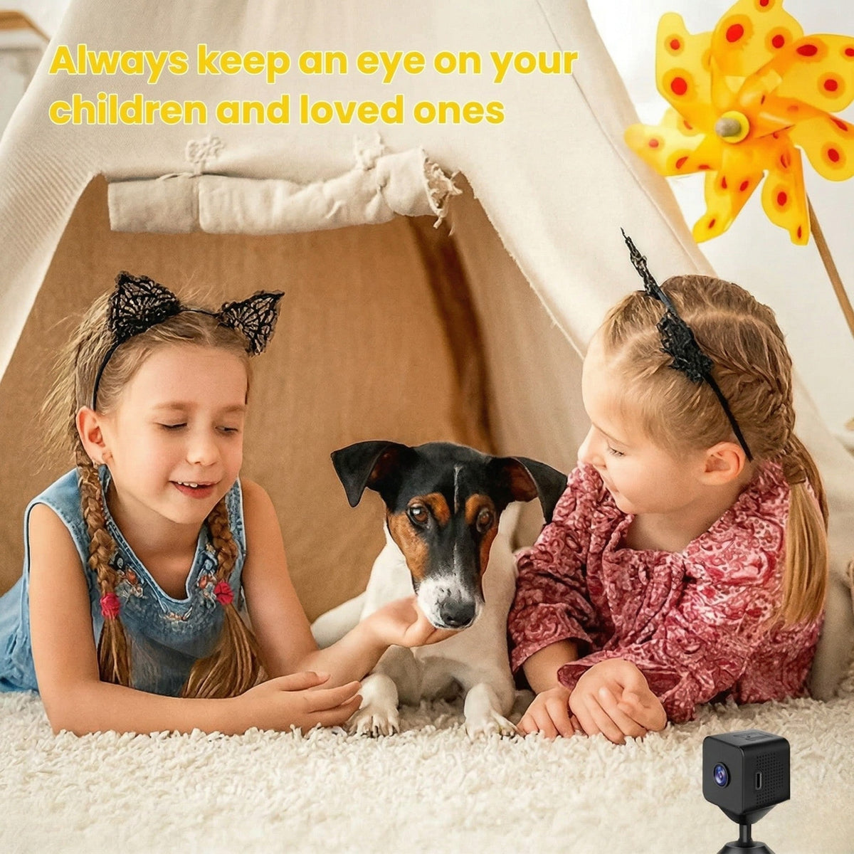 Mini Wi‑Fi Camera Night Vision Motion Alerts