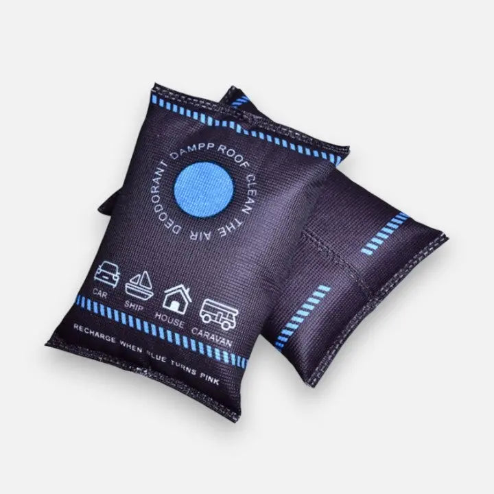 Moisture Absorber Bag Reusable Color-Change Set of 2