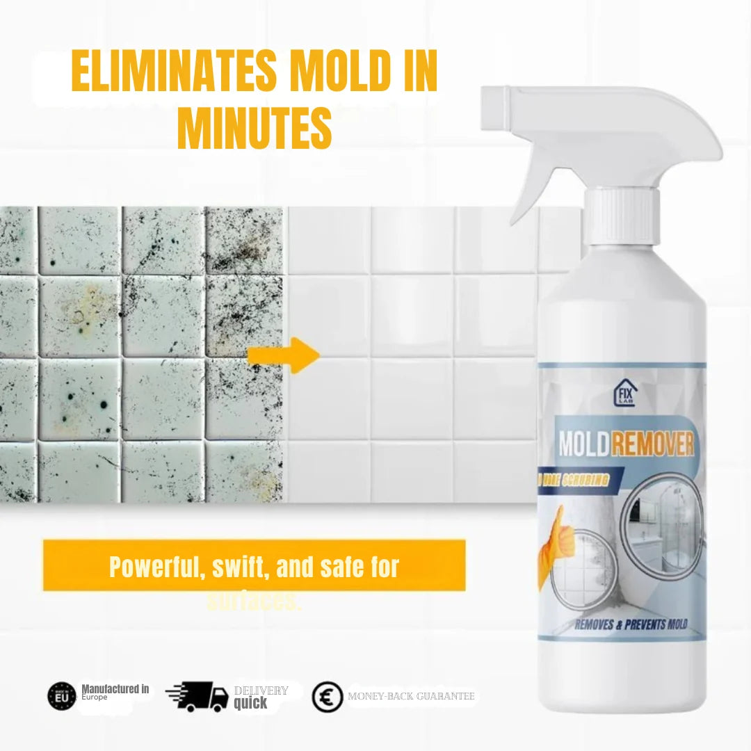 Mold Remover Spray Chlorine-Free Biodegradable Prevents Regrowth