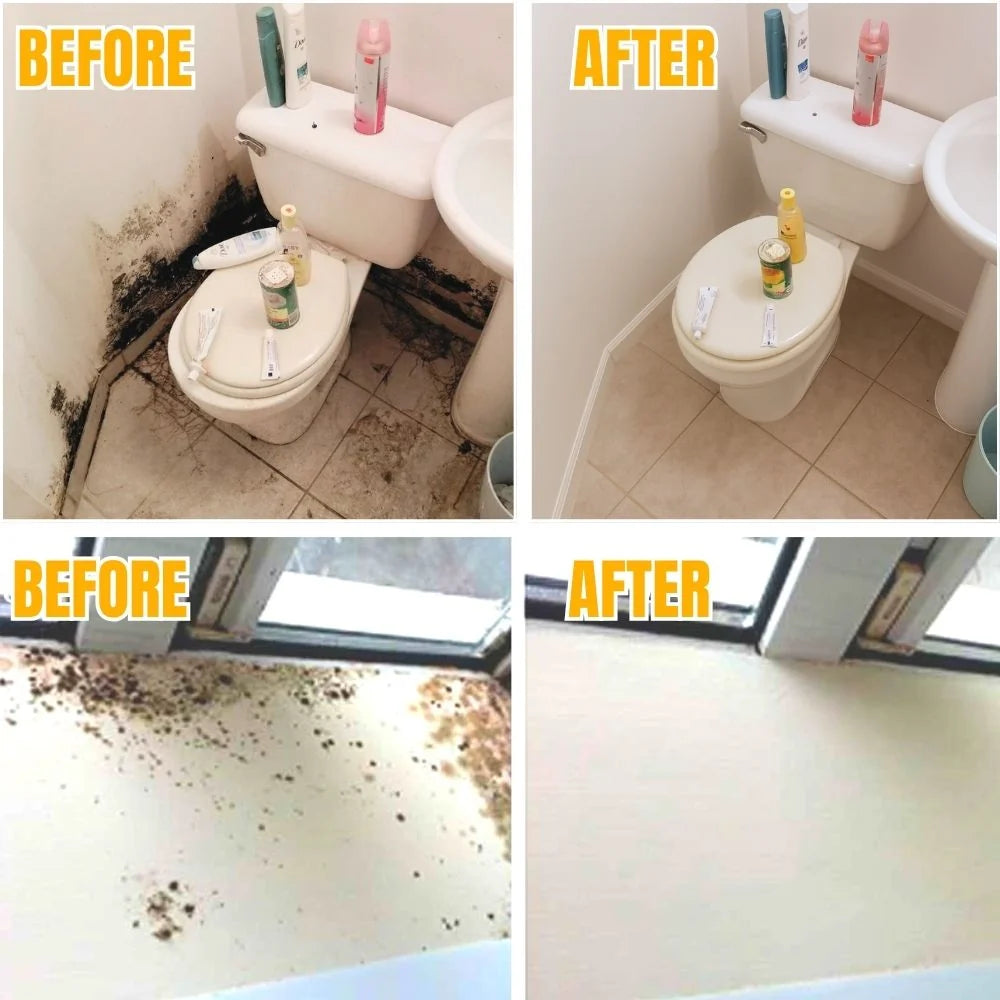 Mold Remover Spray Chlorine-Free Biodegradable Prevents Regrowth