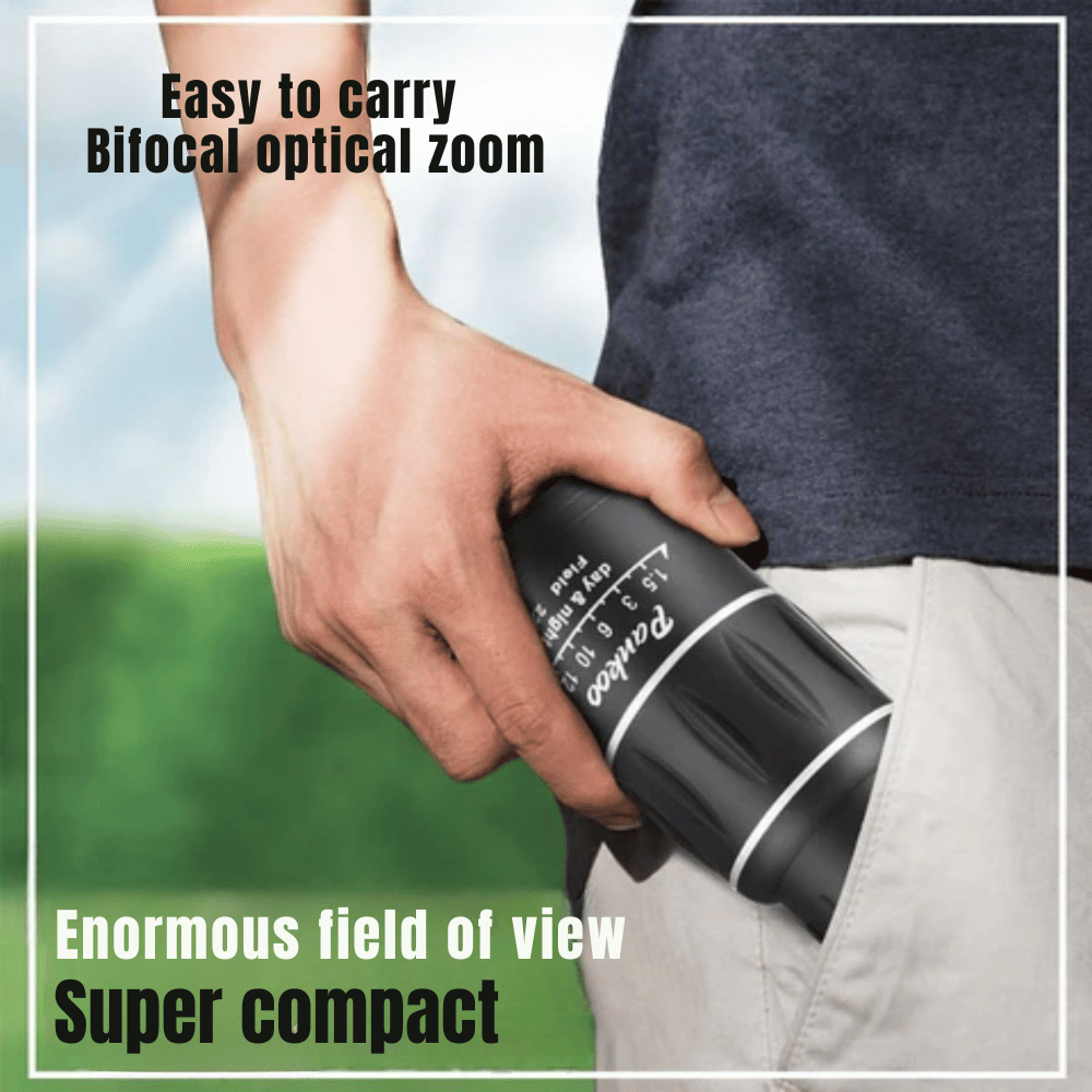 Monocular 16x Magnification BAK4 Prism Waterproof & Fog-Proof