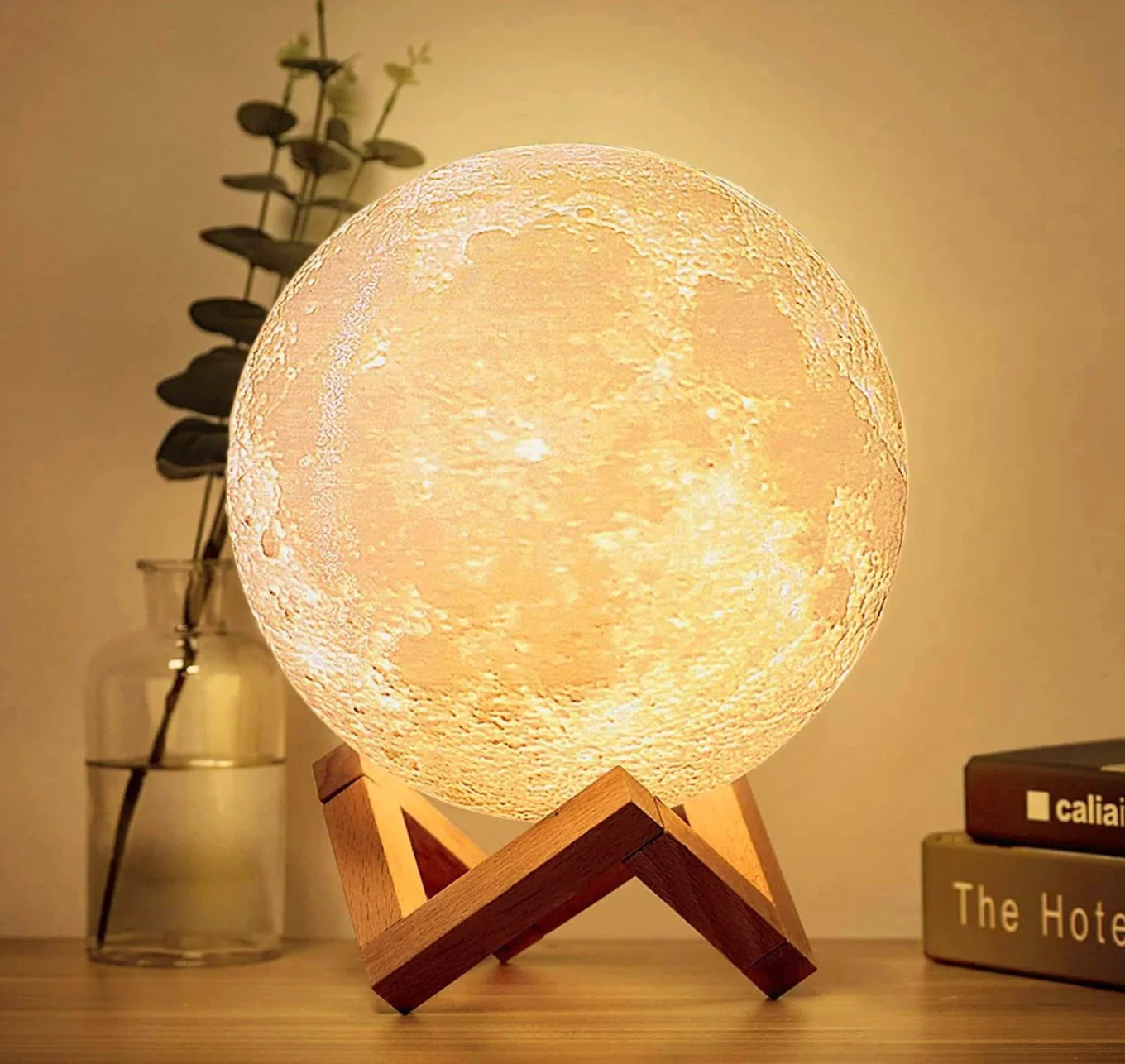Moon Lamp 16 Colors Remote Control USB Rechargeable