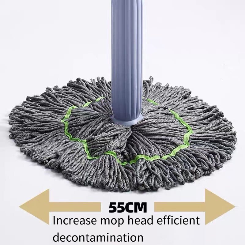 Mop Head Self-Wringing Microfiber 360° Rotating