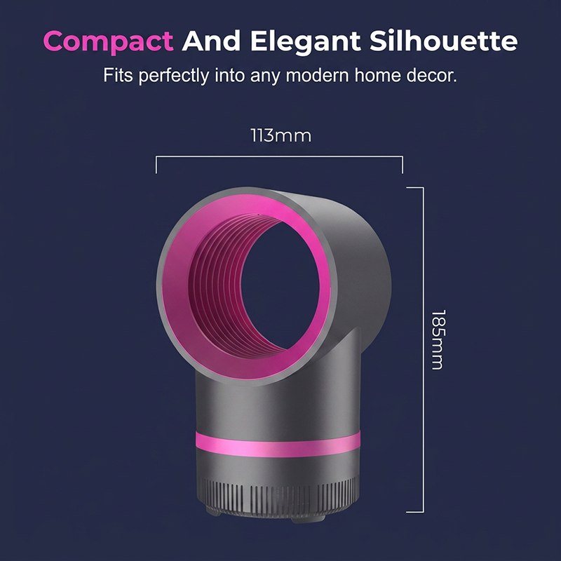 Mosquito Trap 360° Suction Chemical-Free USB-Powered