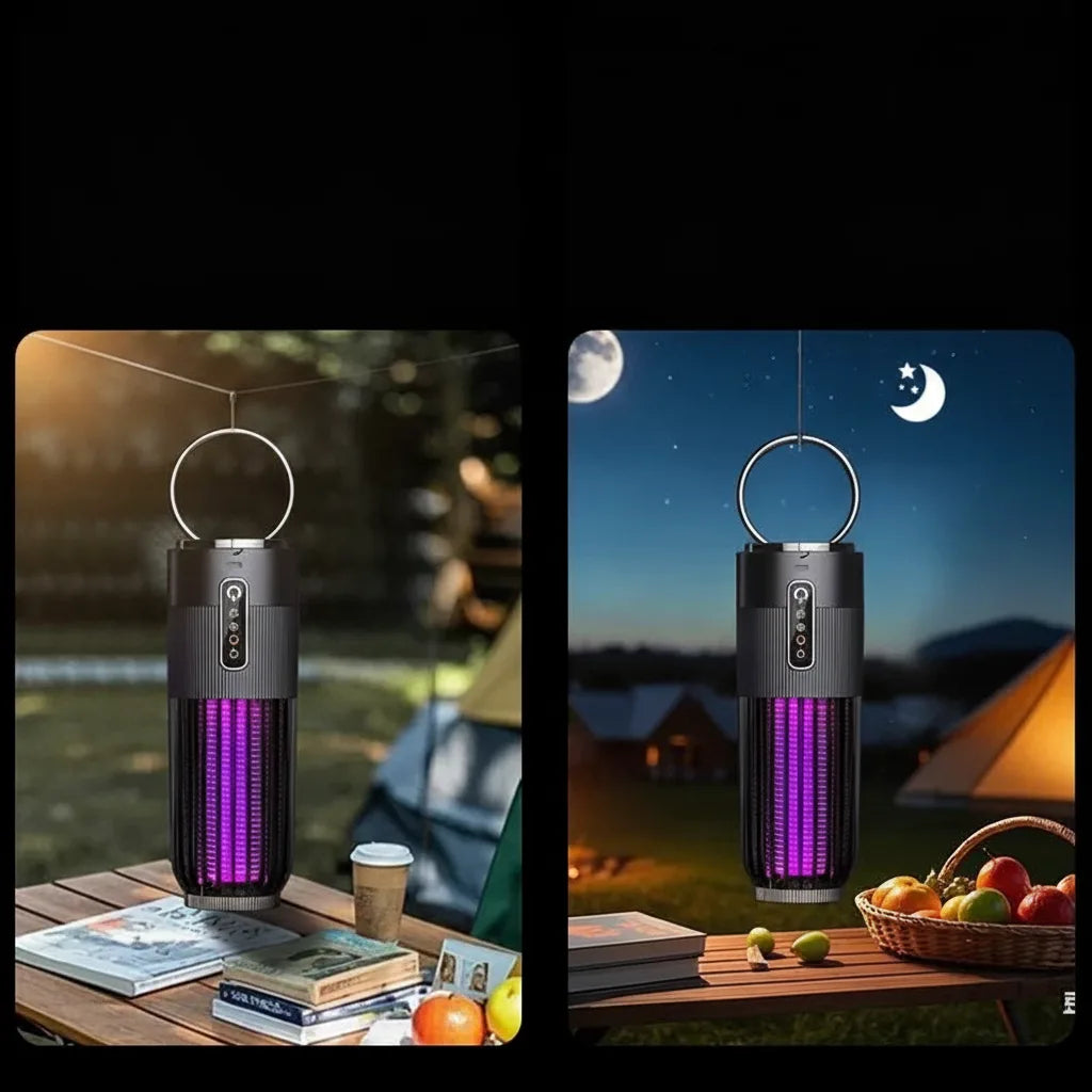 Mosquito Trap Rechargeable UV Zapper 360° Coverage