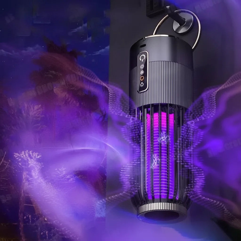 Mosquito Trap Rechargeable UV Zapper 360° Coverage