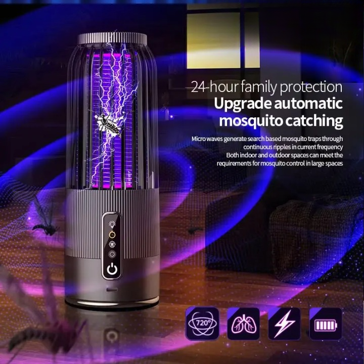 Mosquito Trap UV Light & Electric Grid Rechargeable
