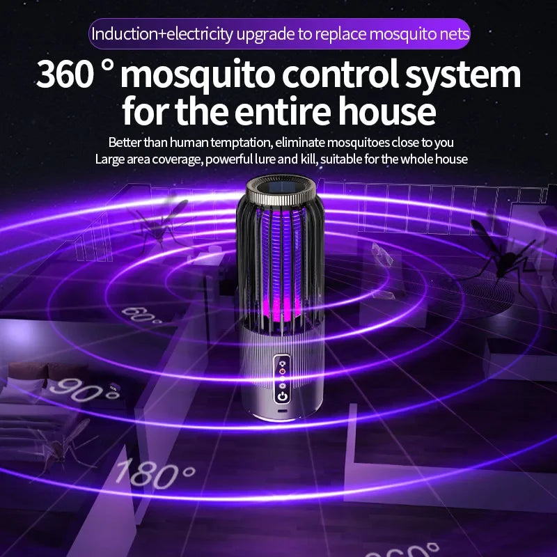 Mosquito Trap UV Light & Electric Grid Rechargeable