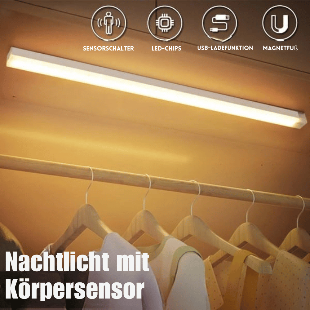 Motion Sensor LED Light USB Rechargeable Magnetic Mount