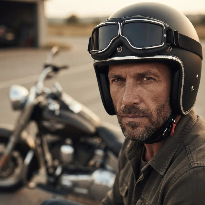 Motorcycle Goggles Fits Over Glasses Scratch-Resistant Lenses