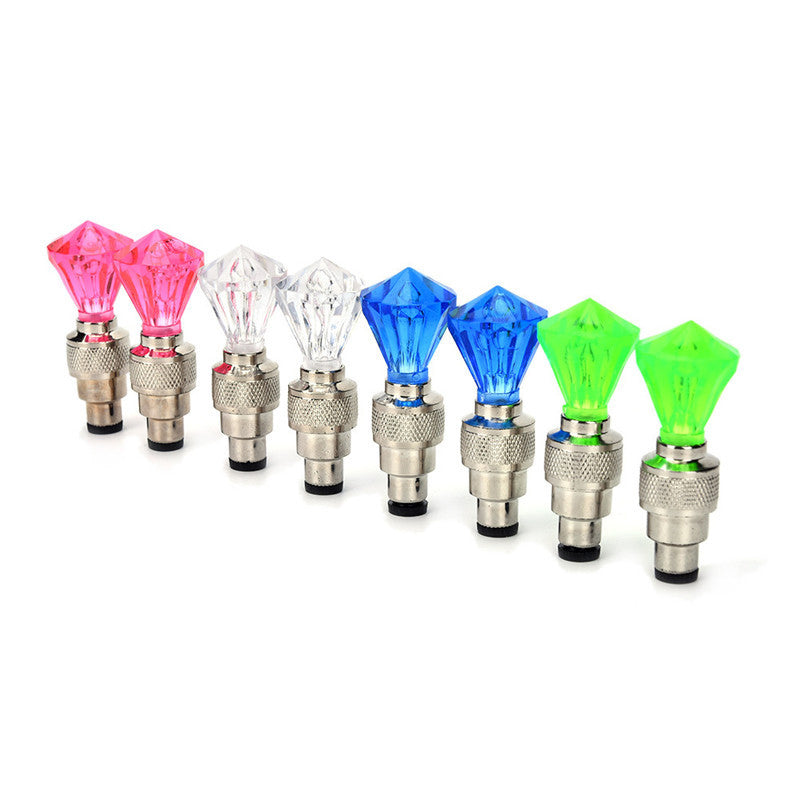 Motorcycle Valve Caps Motion-Sensing LED Waterproof Tool-Free Installation