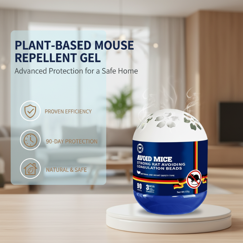 Mouse Repellent Gel Plant-Based Peppermint & Chili Continuous Release
