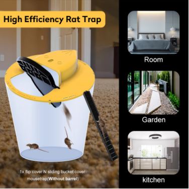 Mouse Trap Self-Resetting Catches Up To 30 Mice