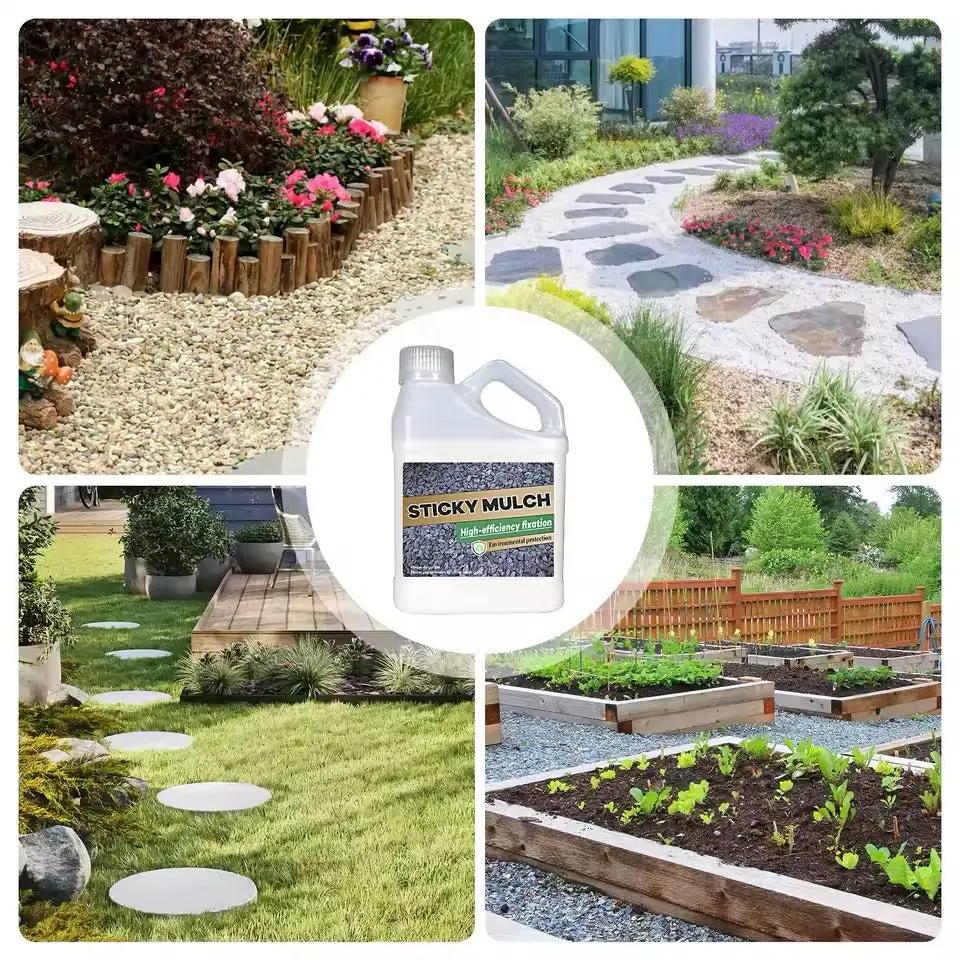 Mulch & Gravel Adhesive Water-Based Weatherproof