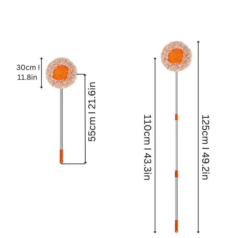 Multipurpose Mop 360° Rotating Head Telescopic Handle