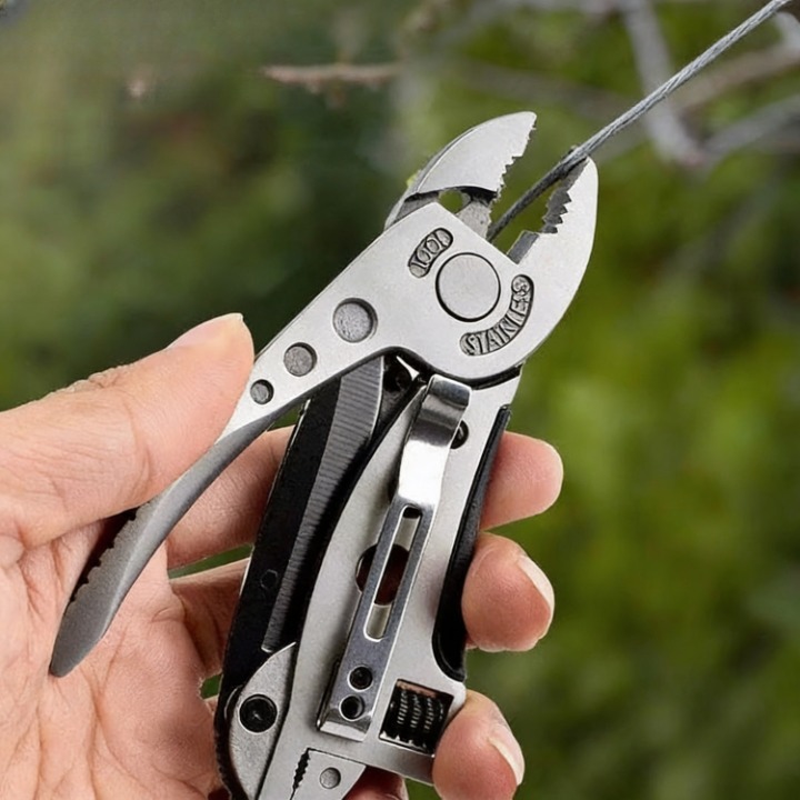 Multitool Pliers Stainless Steel Ergonomic Handle Locking System