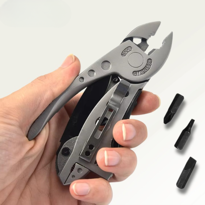 Multitool Pliers Stainless Steel Ergonomic Handle Locking System