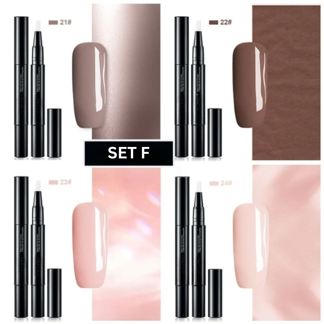Nail Art Pen Set Precision Tip Quick-Drying Gel
